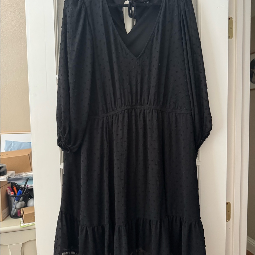 Torrid Black Textured dress